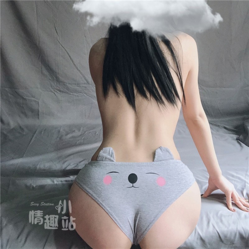 情趣小站 日系可愛胖次可愛熊純棉情趣內褲#9006