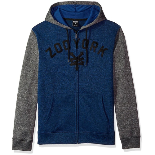 Zoo York 全新 現貨 保暖刷毛內裡 連帽外套 S 藍/灰色 美國購入 保證正品