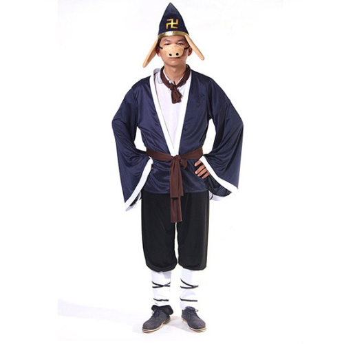 現貨台灣- 萬聖節服裝,變裝派對,大人變裝服-西遊記服裝-豬八戒服裝