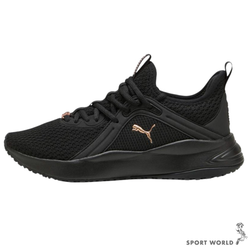 Puma 慢跑鞋 女鞋 Softride Karma 黑玫瑰金【運動世界】31346502