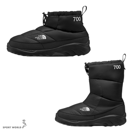 The North Face 北面羽絨雪靴 高筒 短筒【運動世界】NF0A8DAAKX7/NF0A8D90KX7