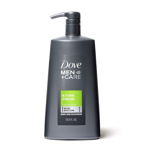 【Dove 多芬】男士臉部身體沐浴-清新水潤/綠(650ml)【1488】