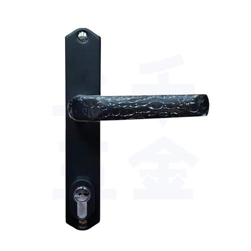 門鎖 通風門鎖 消光黑 二片式 三合一 通風門鎖 裝置距離30mm 適用門厚36-44mm 上千五金行