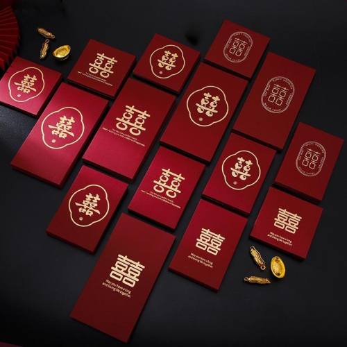 ??*辰軒百貨*現貨*2022新款喜字創意紅包袋