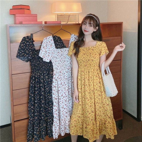 碎花群女裝夏季連衣裙