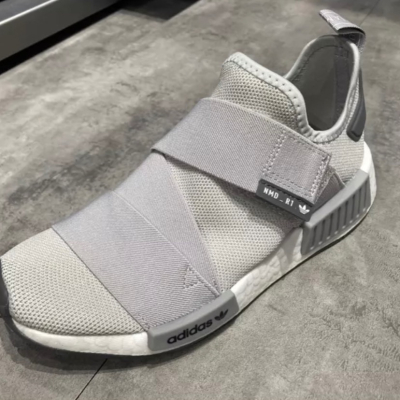 Adidas 愛迪達 NMD_R1 W strap 女 灰白 運動慢跑 休閒鞋 GW9470