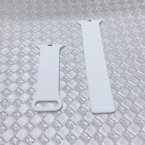 Apple Watch 矽膠磁吸錶帶(白色)