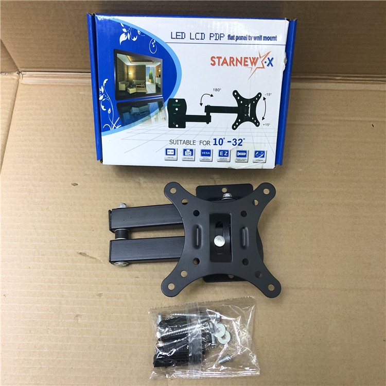 現貨 DF60A 10-32吋 24吋 22吋 19吋 小單臂左右搖擺通用 活動 旋轉 液晶螢幕 伸縮壁掛架