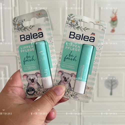 護唇膏 潤唇膏 唇膏 德國 Balea 冬季限定 Be Fresh 無尾熊 4.8g 茉莉花香 日常好物 推薦使用
