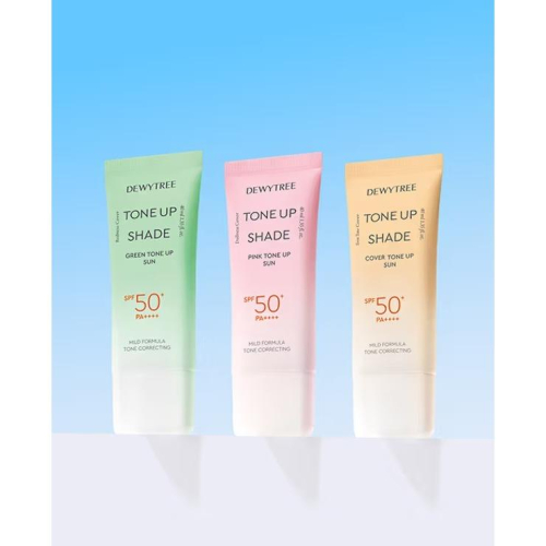 韓國大創 【DEWYTREE】遮瑕潤色防曬乳 SPF50+ PA++++｜三色可選｜綠色粉色膚色｜隔離潤色一瓶搞定