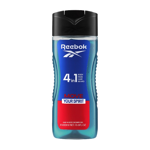 【Reebok 銳跑】男性4合1沐浴膠-清新活力(400ml)【4761】