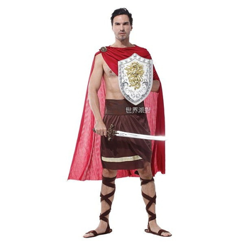 現貨台灣-萬聖節服裝,三百壯士/大人變裝服/斯巴達武士