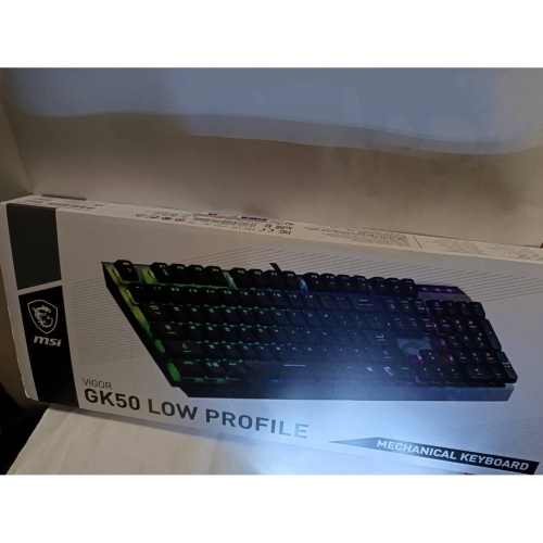 MSI 微星Vigor GK50 Low Profile 電競鍵盤-短軸