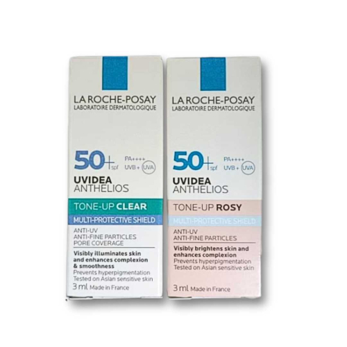 理膚寶水 UV美肌試用組-全護抗油光防曬亮白乳3ml+全護清透亮顏防曬隔離乳3ml(2026/11)