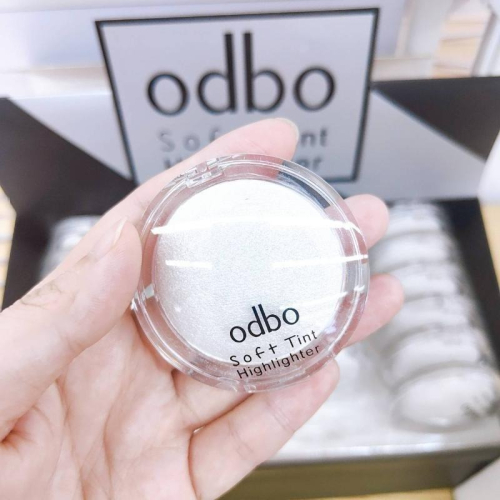 泰國 ?? odbo Soft Tint Highlighter 柔和色調高光粉盤 高光 提亮 修容 4g