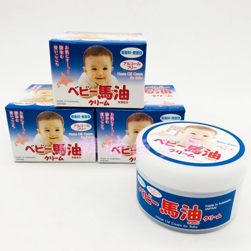 現貨 日本原裝正品 北海道日高 嬰兒護膚馬油 100g 寶寶馬油 金日高馬油 純馬油 馬油 乳液 乳霜 冬天必備