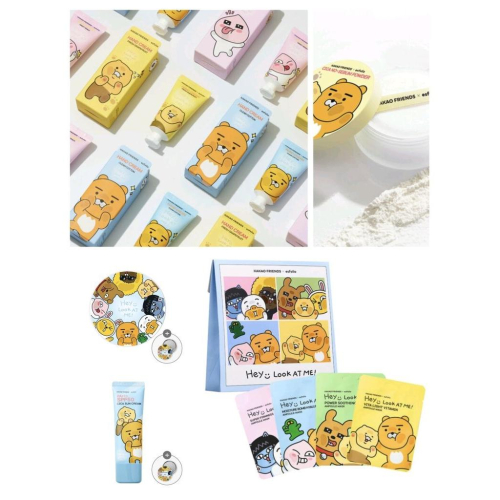 韓國連線 Kakao friends x Esfolio 護手霜防曬霜 粉底 面膜