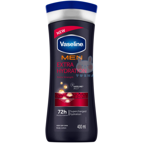 【Vaseline 凡士林】身體潤膚乳液-男用特潤/紅(400ml)【3119】