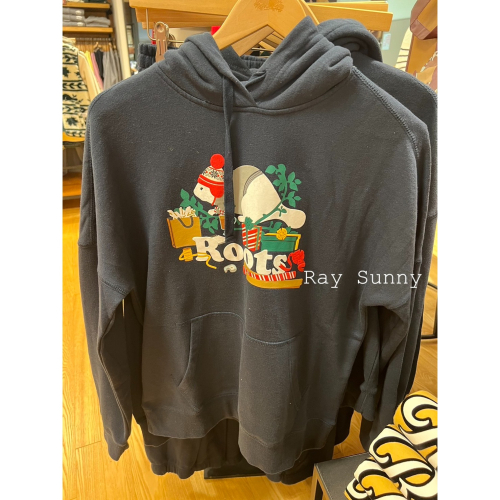 RS代購 Roots全新正品優惠 Roots 女裝-冬日海狸系列 佳節海狸連帽上衣 滿額贈購物袋