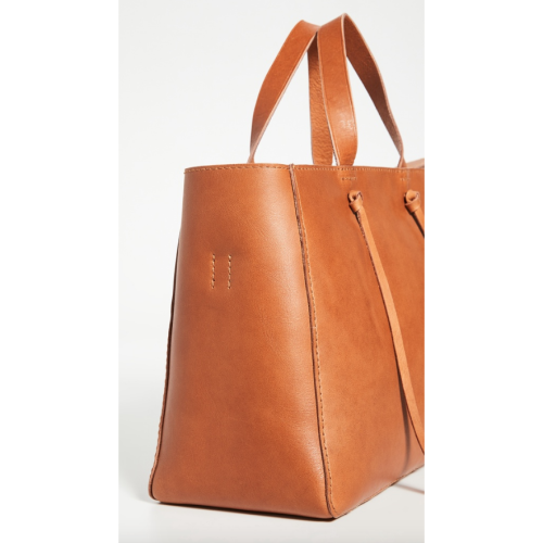 The Elsewhere Tie Crossbody Tote in Leather EL CAPITAL