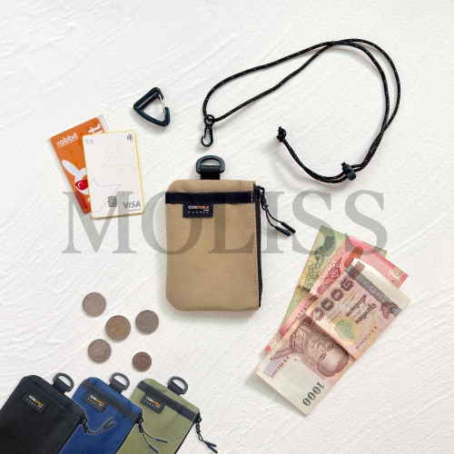 MOLISS｜CORDURA® 哈德森掛繩零錢包 真人CS 抗磨損布料 耳機包 山系 工裝 戶外 露營 錢包 禮物 男
