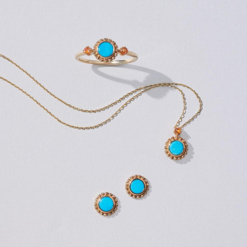 CEDONY | 日系典雅新品 向日葵?「綠松石的奇蹟」 首飾套組 多款可選 | 項鍊 戒指 耳釘 耳夾 耳線 耳墜