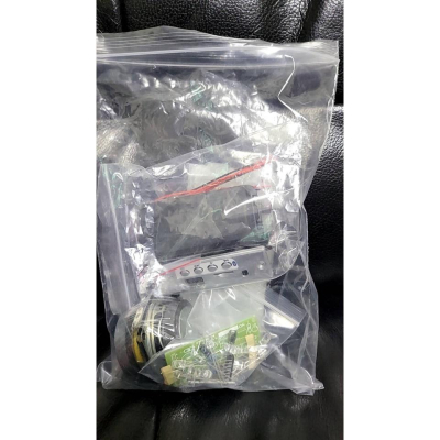 台中現貨 電子材料包diy音箱製作散件 10路LED流水燈 +大音量功放+3w喇叭（需要自行焊接)