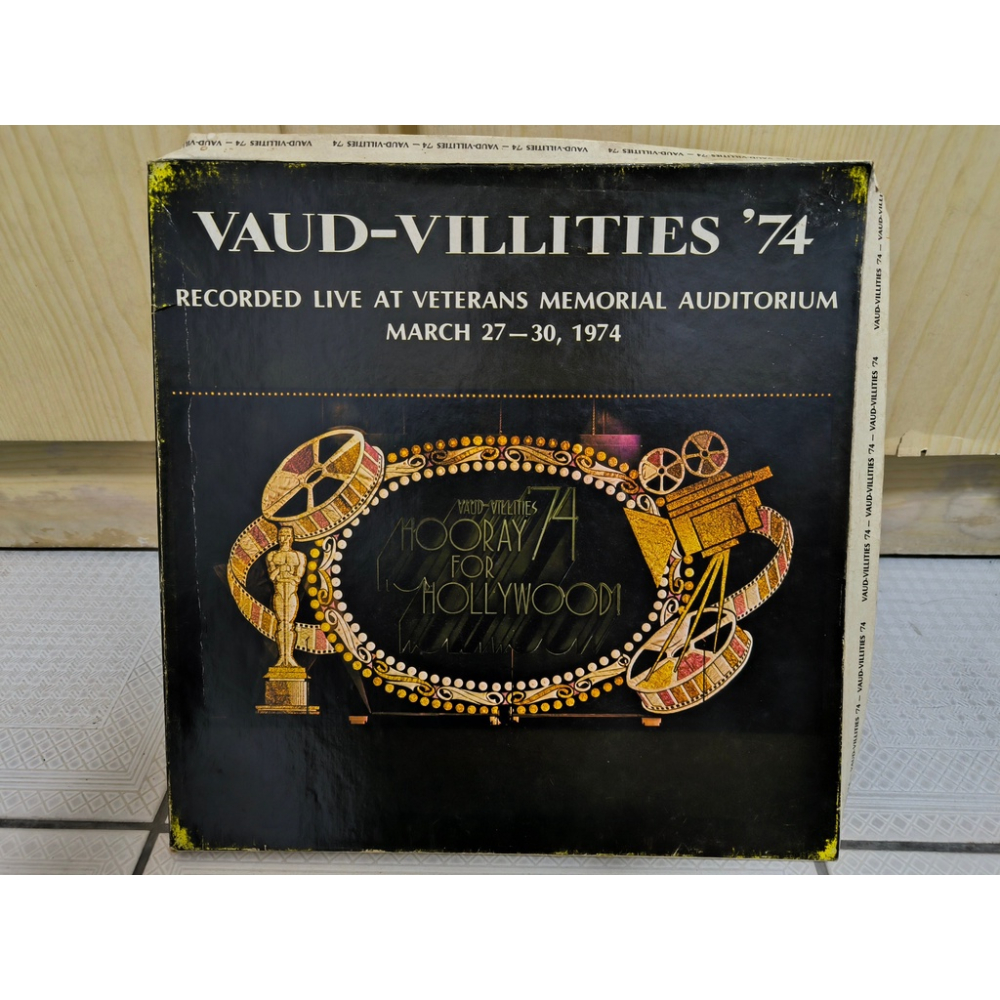 二手黑膠-vaud-villities 1974 hooray for hollywood 3片