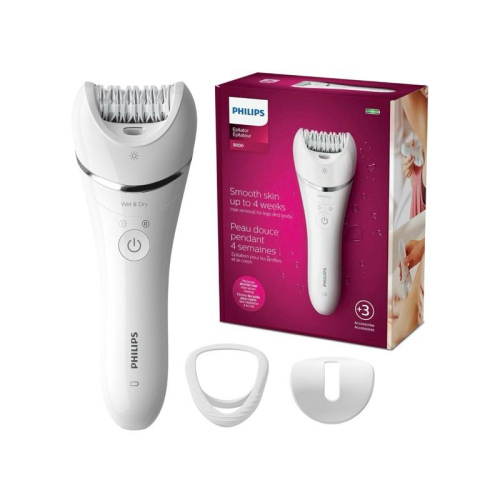 [福利品出清］Philips series8000乾濕兩用美體刀 脫毛器BRE700/BR720