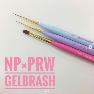 （現貨）NP×Pink rose Window日本製凝膠筆/粉紅筆桿/圓筆/建構/單色超好用！