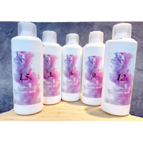 HML1000ML高顯色低敏雙氧乳 雙氧水3% 6% 9% 12% 大容量 中和乳 配染膏 染髮劑 染髮