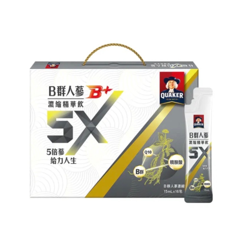 桂格 5X B群人蔘濃縮精華飲禮盒15ml-16入