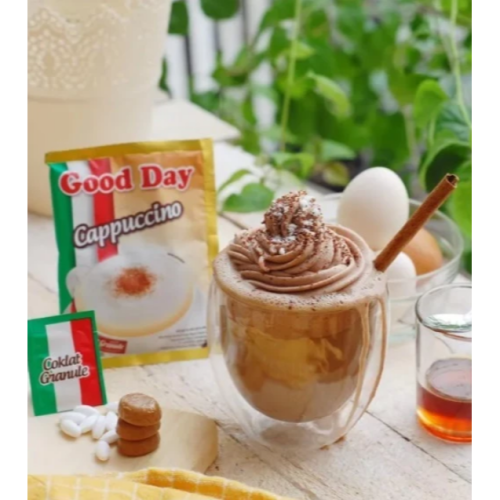 【嚴選SHOP】印尼GOOD DAY 卡布奇諾咖啡(附巧克力粉) 25g*10包 CAPPUCINO 【Z497】