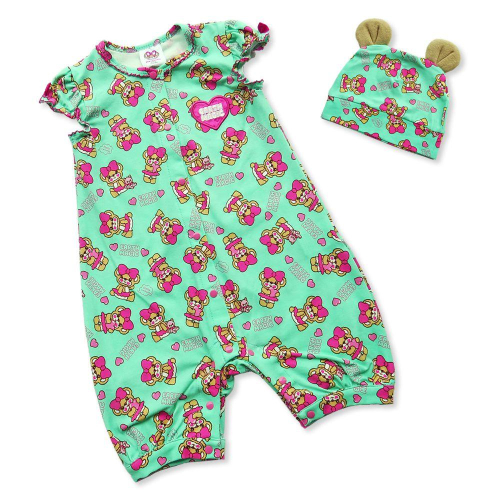 日本購入 全新 正品 EARTHMAGIC BABY 滿版 連身衣 包屁衣 連身裝