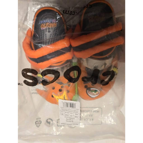 全新 正版 CroCs 童鞋 火影忍者 洞洞鞋 Naruto Classic Clog 漩渦鳴人 亮橘 小朋友鞋 聯名