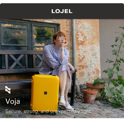 【LOJEL VOJA】 七色系 PP框架拉桿箱 行李箱 KOL推薦 21吋登機箱 | 趣買旅遊生活館
