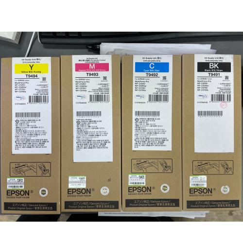 EPSON T9491/T9492/T9493/T9494/T9501 原廠墨水匣(WF-C5290/WF-C5790)