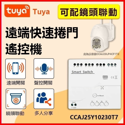 訊億✨APP快速捲門遠端開門｛遠端看著開門才安全｝AI遠端鐵捲門控制器 TUYA智能生活 可連接格來得3S安進