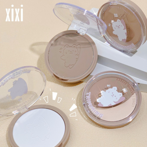 正品授權 xixi ?摩登雙色 修容盤 霧面 自然 立體 提亮 鼻影 陰影 高光 小熊 XIXI