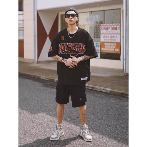 西海岸 棒球球衣 短袖 情侶裝 多色 自由搭配
