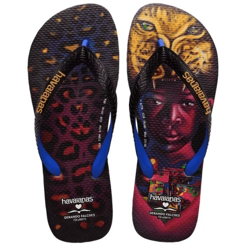 巴西人字拖Havaianas 男款 Geraando Falcoes/ 貧民窟塗鴉藝術家聯名款
