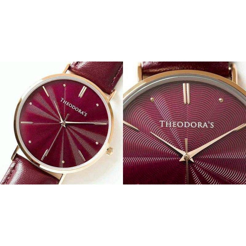 【THEODORA＇S】 Tethys 水波紫紅手錶