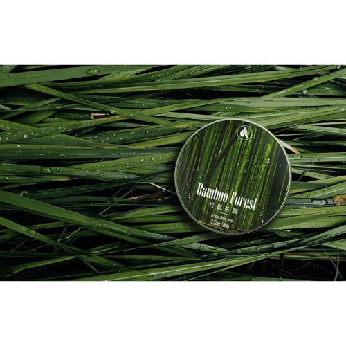 【Aura稜光】Bamboo forest | 竹風茶韻(涼感)植物油刮鬍皂