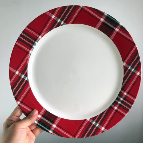 特價孤品 陶瓷四方盤 26cm家居裝飾水果蛋糕點心託盤美食料理大盤