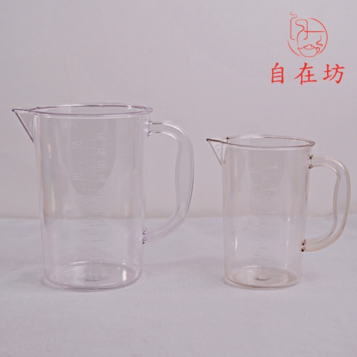 【全館滿599免運】量杯【透明量杯─500ml / 1000ml 】帶刻度量杯 廚房用具 烘焙量杯【自在坊茶具】