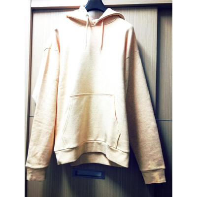 英國品牌 Weekday oversized 連帽長袖 黃色 落肩 街頭風