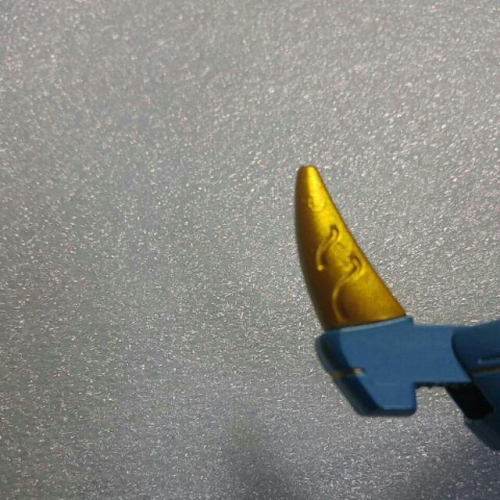 百獸戰隊 已上色犀牛角翻模件