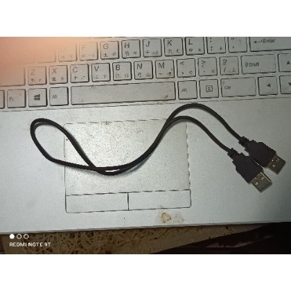 USB公對公傳輸線長約50公分