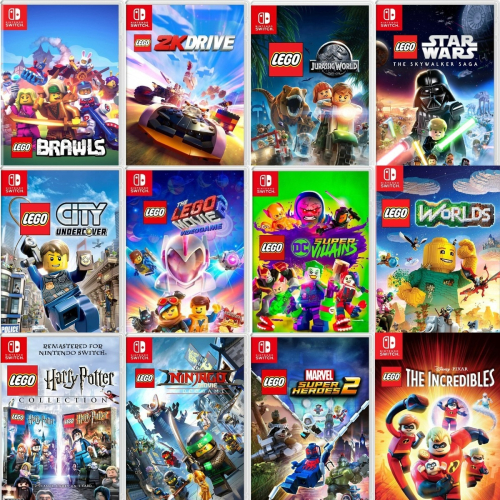二手美片 NS SWTICH 樂高系列 LEGO 樂高世界 樂高超人特攻隊(日+英)