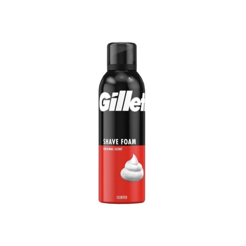 【Gillette 吉列】刮鬍泡/凝露-原味香草(200ml)【8677】